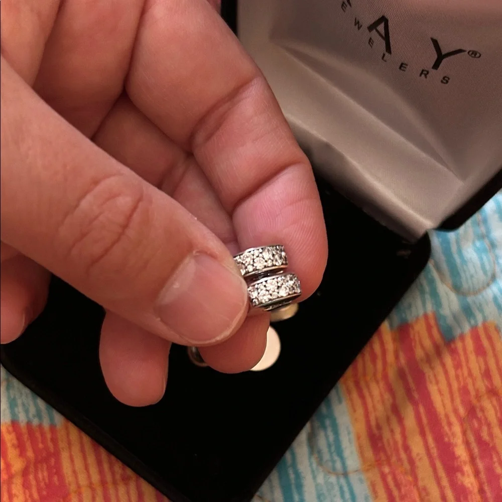 Pandora Sterling Silver Rope Bracelet 7.5 inches with 2 spacers and 6 charms! - Picture 12 of 12